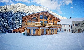 Chalet in winter 2016 (during construction)