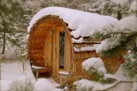 Sauna in the Snow
